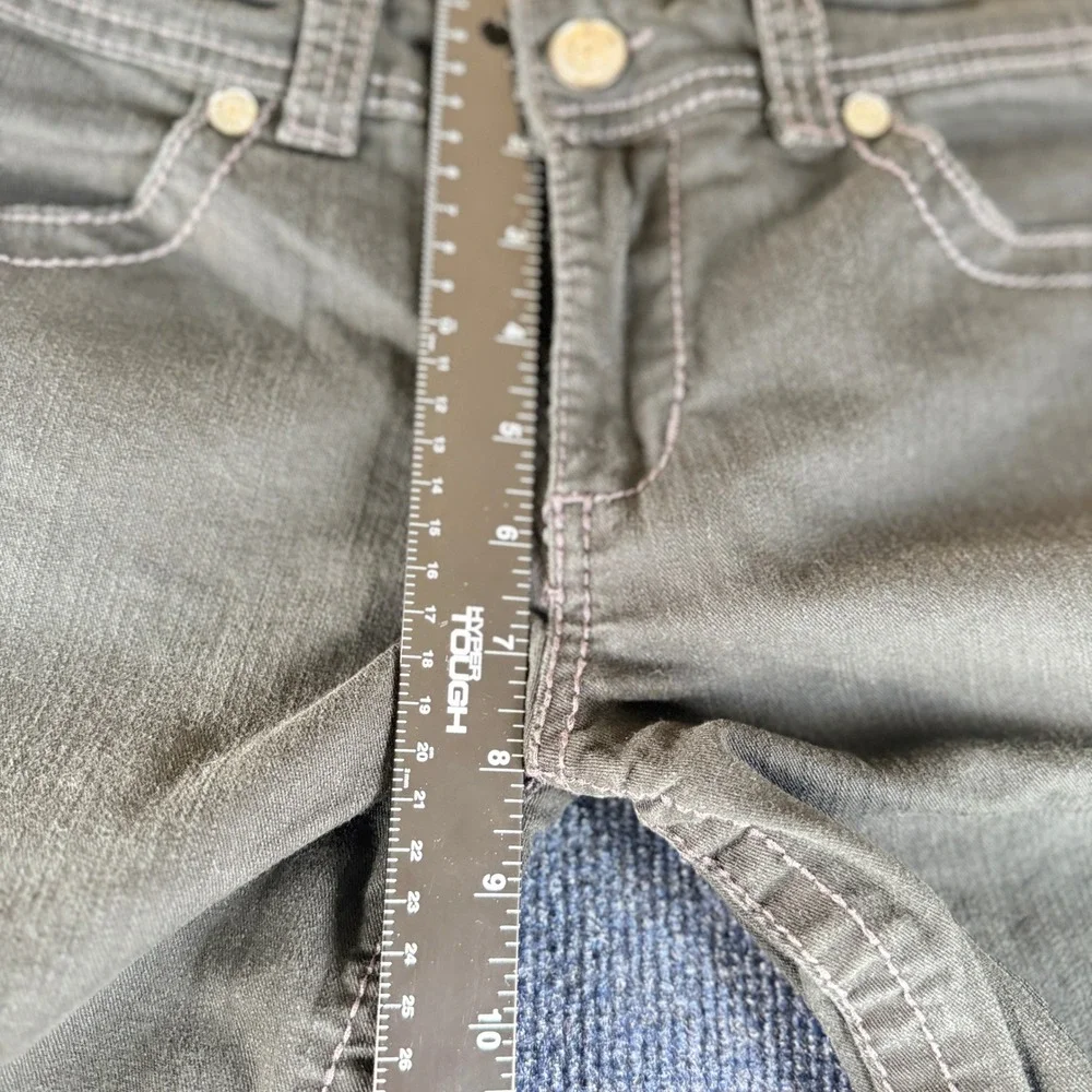 Nine‎ West Vintage America Collection Capris black Embroidered Size 6 28 Cropped